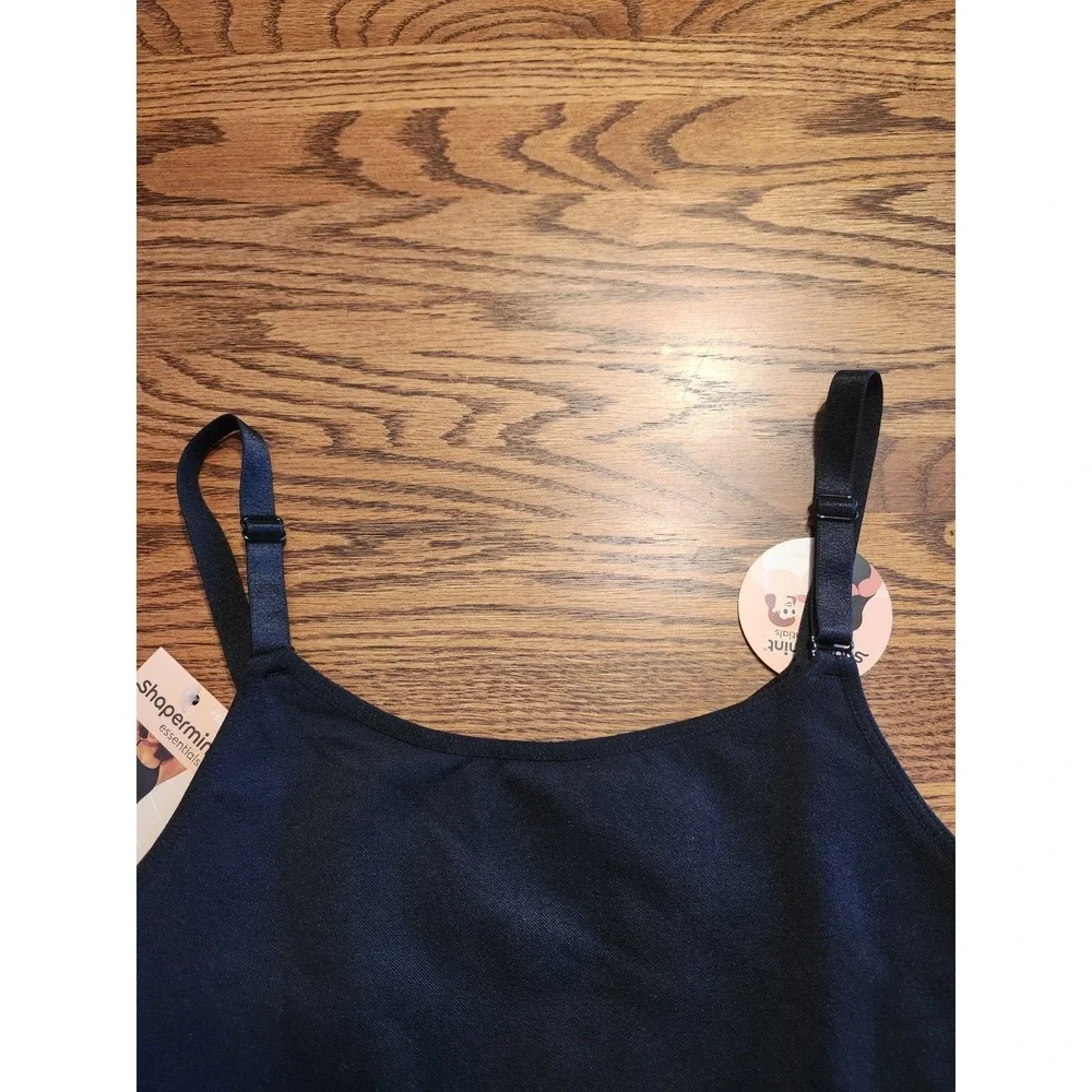 NWT Shapermint Essentials All Day Every Day Scoop Neck Cami XL Black‎ Shapewear
